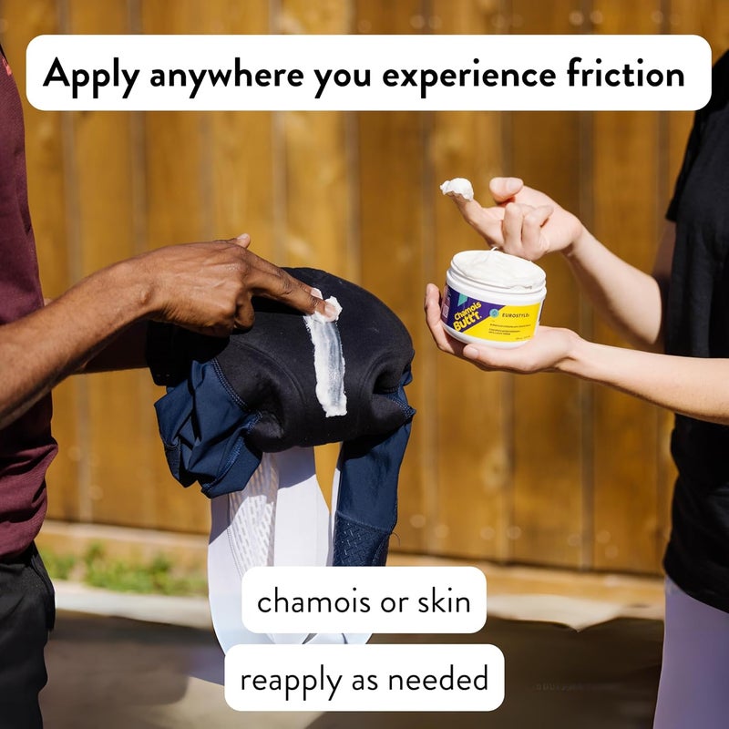 Chamois Butt'r Eurostyle Anti-Chafe Cream, 8 Ounce Jar - Cooling Skin Lubricant for Cyclists - Image 3